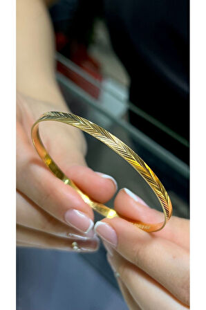 8 gr (Gram)  Yatırımlık İşçiliksiz Başak Ajda Kibrit Çöpü Bilezik 22 Ayar Altın