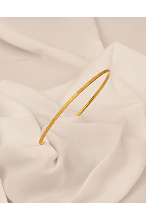 8 gr (Gram) Yatırımlık işçiliksiz Simli Ajda Bilezik 22 Ayar Altın