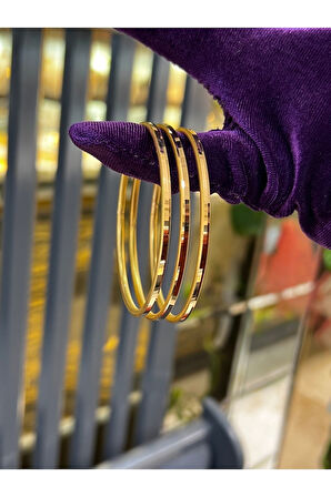 14 gr (GRAM) Oluklu Ajda 22 Ayar Altın Bilezik Yatırımlık Işçiliksiz