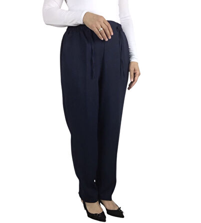 KADIN BELİ LASTİKLİ BORU PAÇA PANTOLON
