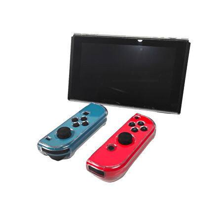 Nintendo Switch Sert Plastik Şeffaf Cihaz Koruyucu Kapak