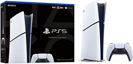 Playstation 5 Dijital Sürüm (Slim) + Kamuflaj Dualsense + Yeşil Çanta (Kılıf Hediyeli)