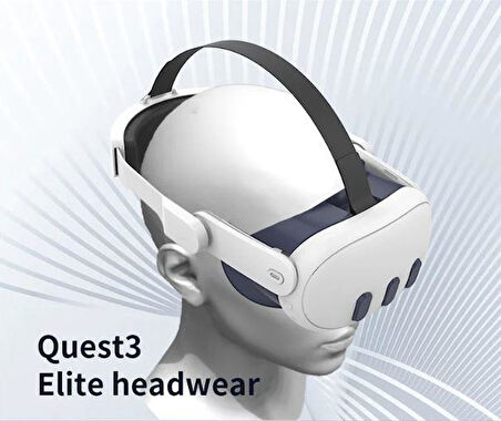 Meta Quest 3 Ayarlanabilir Kafa Bandı 2 Bantlı Arkadan Ayarlı Oculus Kafalık