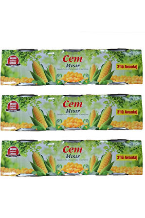Cem 3lü Süt Mısır Konserve