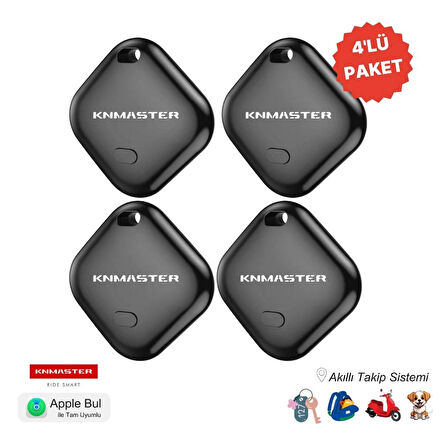KNMASTER KNTAG 1 – 4’lü Paket Akıllı Takip Cihazı