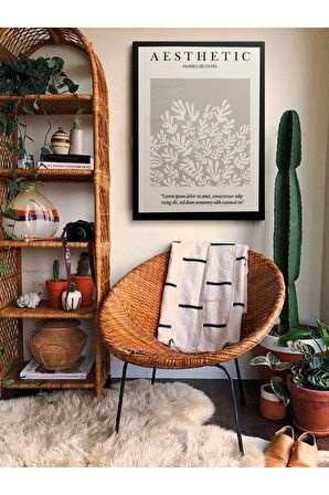 Soyut Dekoratif Vintange Retro Bohe Bohem Boho Art Vektorel Abstract Minimalist Canvas Kanvas Tablo