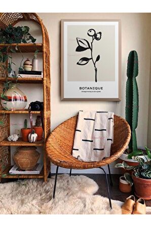 Soyut Dekoratif Vintange Retro Bohe Bohem Boho Art Vektorel Abstract Minimalist Canvas Kanvas Tablo