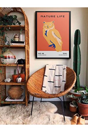 Soyut Dekoratif Vintange Retro Bohe Bohem Boho Art Vektorel Abstract Minimalist Canvas Kanvas Tablo