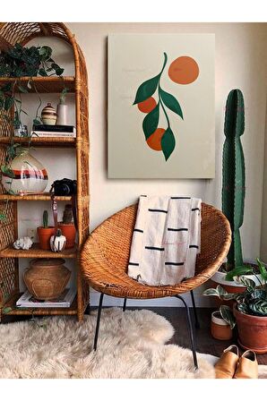 Soyut Dekoratif Vintange Retro Bohe Bohem Boho Art Vektorel Abstract Minimalist Canvas Kanvas Tablo