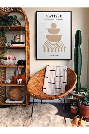 Soyut Dekoratif Vintange Retro Bohe Bohem Boho Art Vektorel Abstract Minimalist Canvas Kanvas Tablo