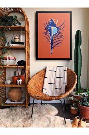 Soyut Dekoratif Vintange Retro Bohe Bohem Boho Art Vektorel Abstract Minimalist Canvas Kanvas Tablo