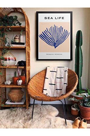 Soyut Dekoratif Vintange Retro Bohe Bohem Boho Art Vektorel Abstract Minimalist Canvas Kanvas Tablo