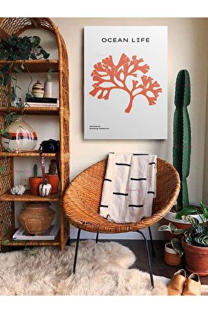 Soyut Dekoratif Vintange Bohe Bohem Boho Art Vektorel Abstract Minimalist Canvas Kanvas Tablo