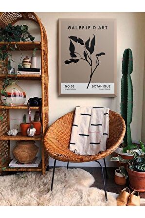 Soyut Dekoratif Vintange Retro Bohe Bohem Boho Art Vektorel Abstract Minimalist Canvas Kanvas Tablo