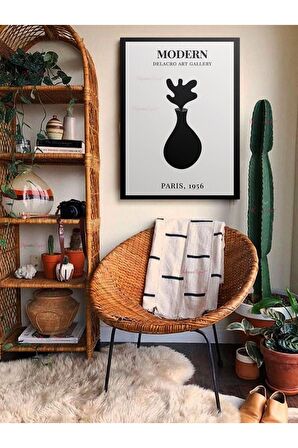 Soyut Dekoratif Vintange Retro Bohe Bohem Boho Art Vektorel Abstract Minimalist Canvas Kanvas Tablo