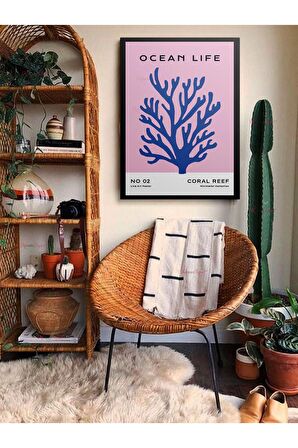 Soyut Dekoratif Vintange Retro Bohe Bohem Boho Art Vektorel Abstract Minimalist Canvas Kanvas Tablo