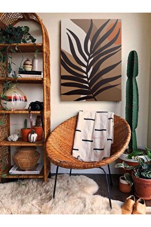 Soyut Dekoratif Vintange Retro Bohe Bohem Boho Art Vektorel Abstract Minimalist Canvas Kanvas Tablo