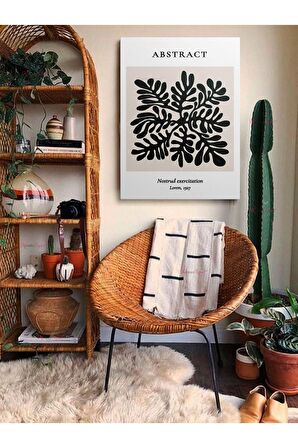 Soyut Dekoratif Vintange Retro Bohe Bohem Boho Art Vektorel Abstract Minimalist Canvas Kanvas Tablo