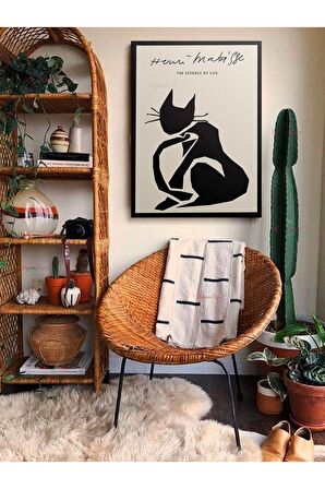 Soyut Dekoratif Vintange Retro Bohe Bohem Boho Art Vektorel Abstract Minimalist Canvas Kanvas Tablo