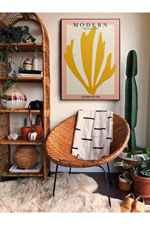 Soyut Dekoratif Vintange Retro Bohe Bohem Boho Art Vektorel Abstract Minimalist Canvas Kanvas Tablo