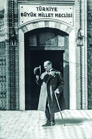 Atatürk Tbmm Önünde Kanvas Kanvas Canvas Tablo