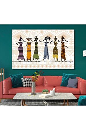 Afrikalı Yerli Kadınlar Kanvas Kanvas Canvas Tablo