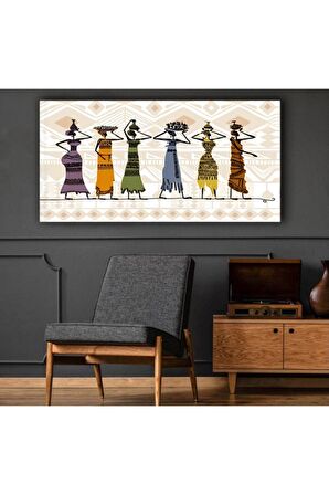 Afrikalı Yerli Kadınlar Kanvas Kanvas Canvas Tablo