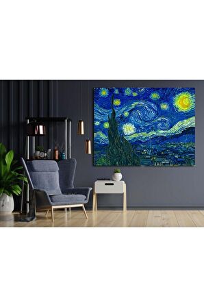 Van Gogh Yıldızlı Gece Kanvas Kanvas Canvas Tablo