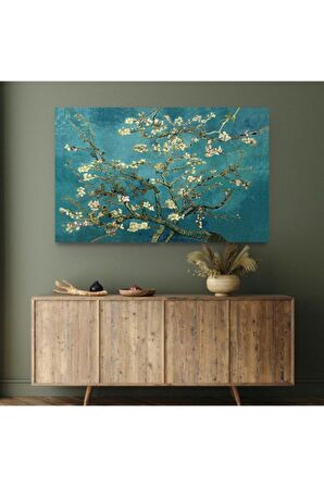Van Gogh Çiçek Açan Badem Ağacı Kanvas Kanvas Canvas Tablo