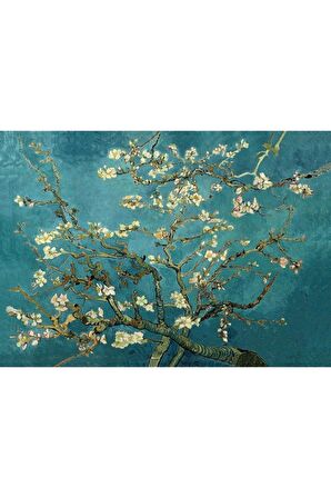 Van Gogh Çiçek Açan Badem Ağacı Kanvas Kanvas Canvas Tablo