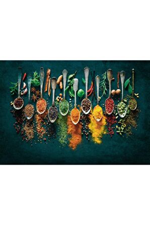 Mutfak Baharatlar Kanvas Kanvas Canvas Tablo