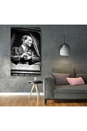 Mustafa Kemal Atatürk Trende Kanvas Kanvas Canvas Tablo