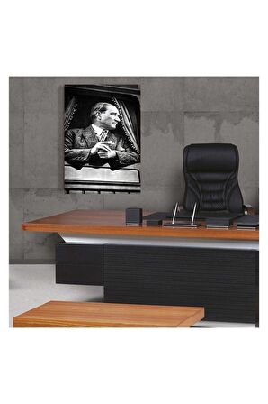 Mustafa Kemal Atatürk Trende Kanvas Kanvas Canvas Tablo