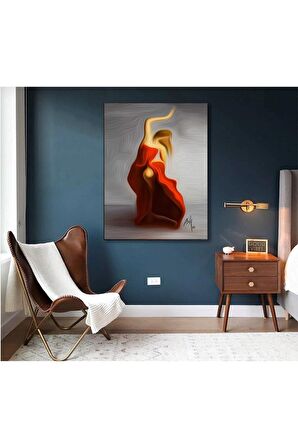 Dans Eden Sanatsal Kadın Kanvas Kanvas Canvas Tablo