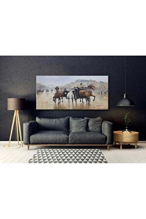 Londra Sokağı Fayton Kanvas Kanvas Canvas Tablo