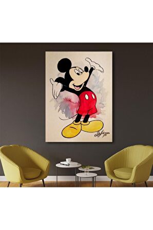 Mickey Mouse Kanvas Kanvas Canvas Tablo