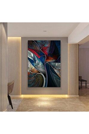 Şekilsel Siluet Kanvas Kanvas Canvas Tablo