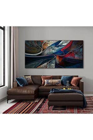 Şekilsel Siluet Kanvas Kanvas Canvas Tablo