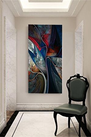 Şekilsel Siluet Kanvas Kanvas Canvas Tablo