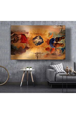 Salvador Dali Müze Tavanı Kanvas Kanvas Canvas Tablo
