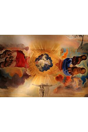 Salvador Dali Müze Tavanı Kanvas Kanvas Canvas Tablo