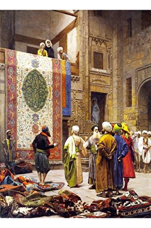 Halı Tüccarları Kanvas Kanvas Canvas Tablo