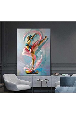 Balerin'in Dansı Kanvas Kanvas Canvas Tablo