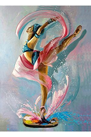Balerin'in Dansı Kanvas Kanvas Canvas Tablo