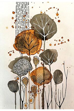 Bitkiler Çiçekler Kanvas