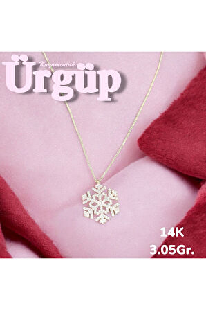 14AYAR 3.05Gram Altın Kartanesi Kolye