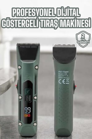 trend Tıraş Makinesi Dijital Göstergeli Turbo Motor Paslanmaz Çelik 2026