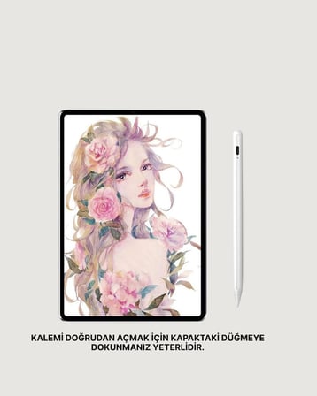 trend Yüksek Hassasiyetli Eğim Sensörlü Dijital Kalem – USB-C Hızlı Şarjlı 2026