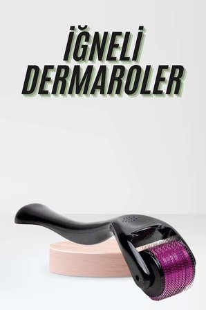 trend Saç Çıkarma Tarağı Dermaroller 540 Iğneli Roller 1 Mm Iğne Cilt Yüz Yenileme Bakım Seti 2026