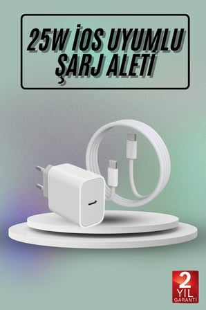 trend Hızlı Şarj Güç Adaptörü Şarj Aleti İOS Uyumlu 15/Pro/Pro Max 2026